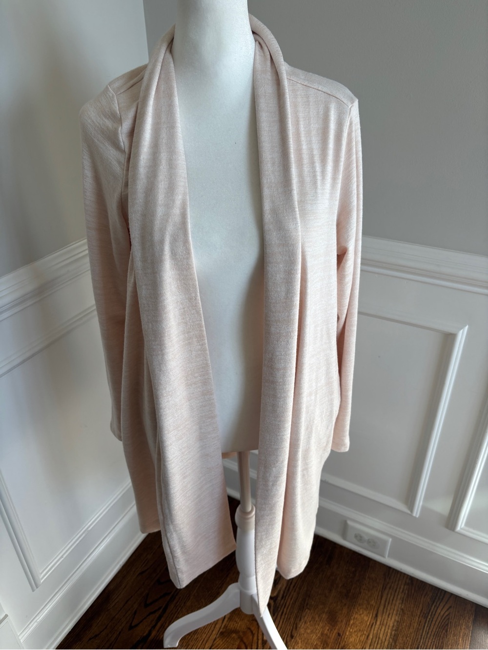 Soft Blush Open-Front Cardigan Sweater/wrap